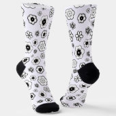 Chaussette chaussettes fleurs dessin animé (Angulaire)