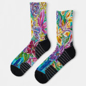 Chaussette Chaussettes florales (Gauche)
