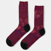 Chaussette Chaussettes florales colorées (Gauche)