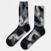 Chaussette Chaussettes folles noirs et gris (Gauche)