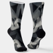 Chaussette Chaussettes folles noirs et gris (Angulaire)