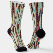 Chaussette Chaussettes folles Pop Art colorées (Angulaire)