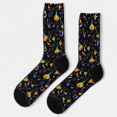 Chaussette Chaussettes forestières d'Halloween #2 (Gauche)