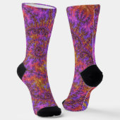 Chaussette Chaussettes fractales vibrantes (Angulaire)