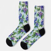 Chaussette Chaussettes Fruitées Myrtille (Gauche)