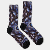 Chaussette Chaussettes funky Mandala Space Art (Droite)