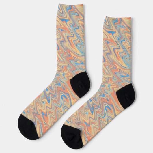 Chaussette Chaussettes Funky Waves (Gauche)