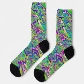 Chaussette Chaussettes Funky Waves (Gauche)