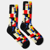 Chaussette Chaussettes géométriques dynamiques avec des accen (Droite)