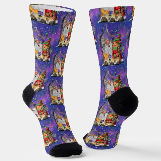 Chaussette Chaussettes Gnome de Noël (Angulaire)
