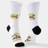Chaussette Chaussettes - Golden Cheetah (Angulaire)