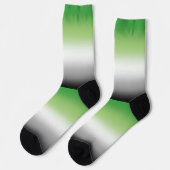 Chaussette Chaussettes Gradient Aromantique Crew (Gauche)