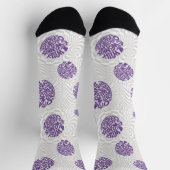 Chaussette Chaussettes graphiques psychédéliques avec logo Wi (Haut)