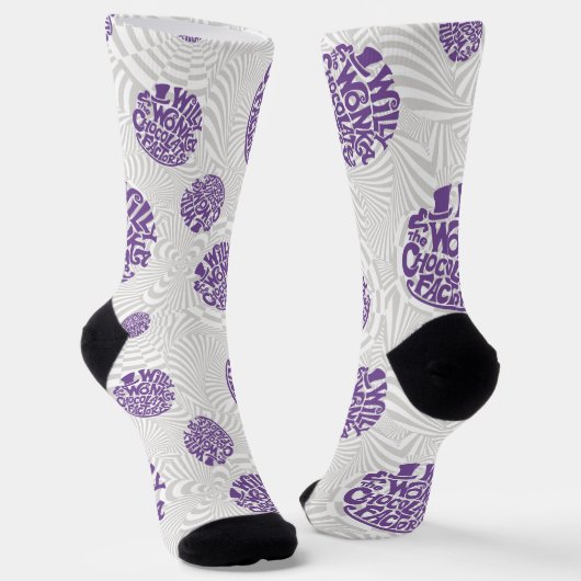 Chaussette Chaussettes graphiques psychédéliques avec logo Wi (Angulaire)