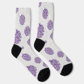 Chaussette Chaussettes graphiques psychédéliques avec logo Wi (Droite)