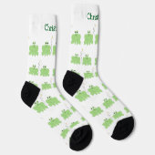 Chaussette Chaussettes Grenouilles Et Dessin Libellule (Droite)