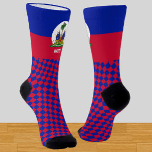 Chaussette Chaussettes Haïti, drapeau haïtien mode / sports