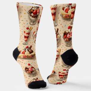 Chaussette Chaussettes haut de gamme pour sundae de glace