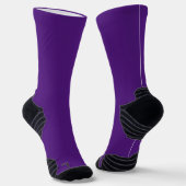 Chaussette Chaussettes haute performance mojo noir et violet (Angulaire)