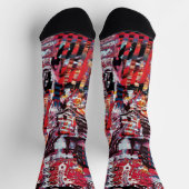 Chaussette Chaussettes hautes – Fragmented Pulse (Haut)