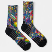 Chaussette chaussettes hautes performances Space Race (Droite)