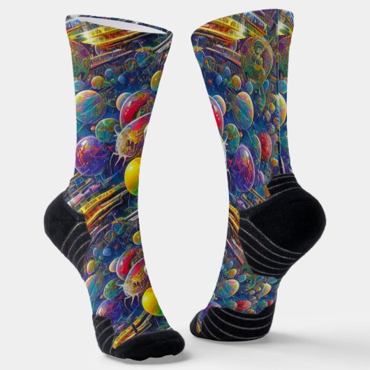 Chaussette chaussettes hautes performances Space Race (Angulaire)