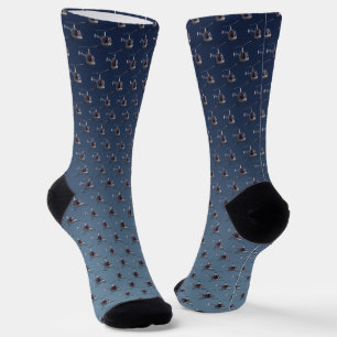 Chaussette Chaussettes Hélicoptère Hélicoptère en Vol Chausse