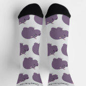 Chaussette Chaussettes Hippopotamus Design (Haut)