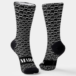 Chaussette Chaussettes homme personnalisées avec motif de tas