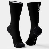 Chaussette Chaussettes Husky Sibérien Personnaliser Chaussett (Angulaire)
