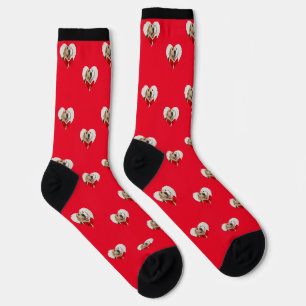 Chaussette Chaussettes imprimées chien personnalisées - Cadea