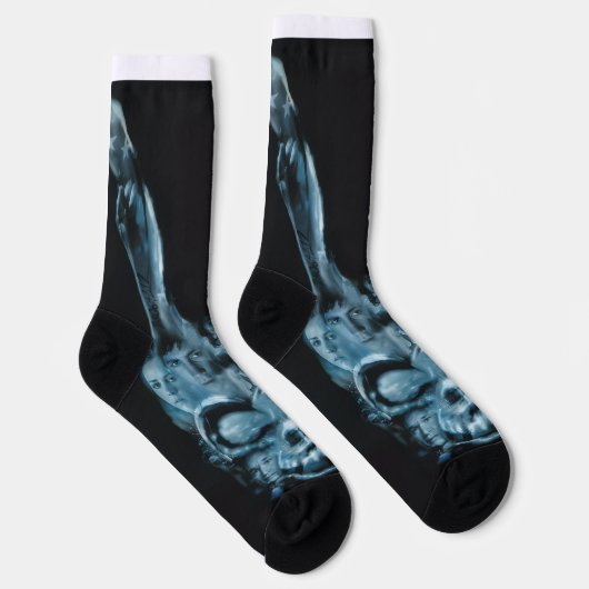 Chaussette Chaussettes imprimées d'inspiration Donnie Darko (Droite)