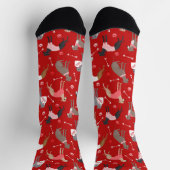 Chaussette Chaussettes italiennes Greyhound Valentine (Haut)