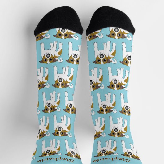 Chaussette Chaussettes Jack Russell Chien Design (Haut)