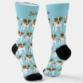 Chaussette Chaussettes Jack Russell Chien Design (Angulaire)