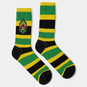 Chaussette Chaussettes Jamaica Jah Army Rasta Reggae Roots (Droite)