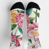 Chaussette Chaussettes Jardin Floral Élégantes (Haut)