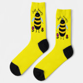 Chaussette Chaussettes Joyeuse Abeille Mignonne (Gauche)