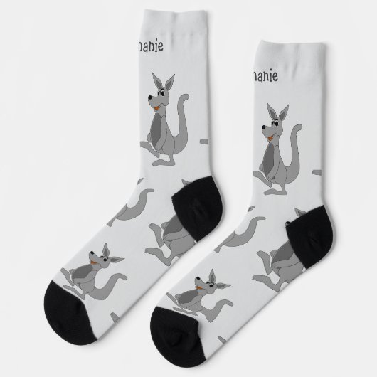 Chaussette Chaussettes Kangaroo Design (Gauche)