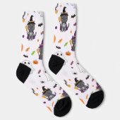 Chaussette Chaussettes Kawaii Halloween Chats et Fantômes (Droite)