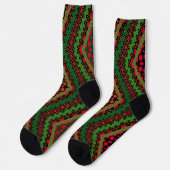 Chaussette Chaussettes Kente Colorées Afro Pop (Gauche)