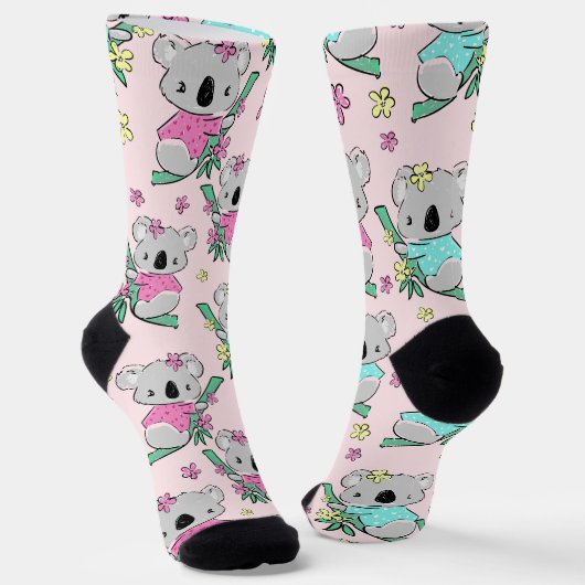 Chaussette Chaussettes Koala mignonnes et quirky pour Amoureu (Angulaire)