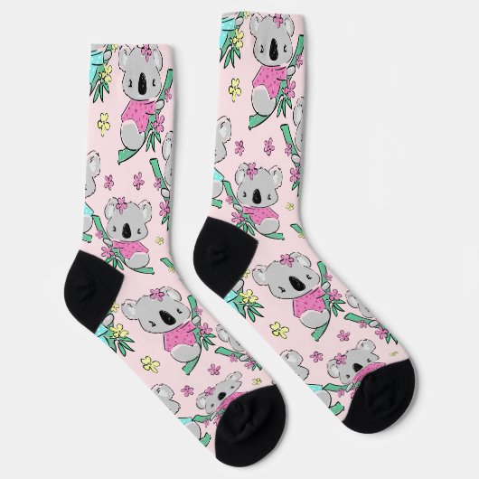 Chaussette Chaussettes Koala mignonnes et quirky pour Amoureu (Droite)