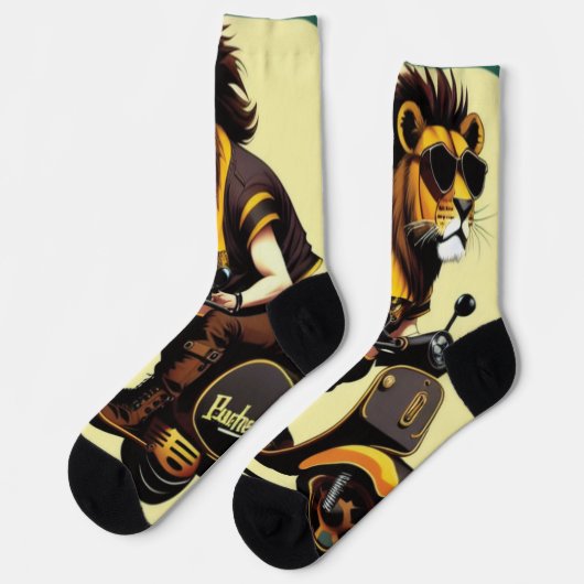 Chaussette Chaussettes Lion (Gauche)