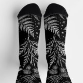Chaussette Chaussettes Lune Fougère Céleste (Haut)