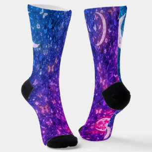 Chaussette Chaussettes Lune Stars - Confort Céleste