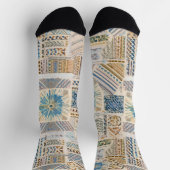 Chaussette Chaussettes Mandala Patchwork (Haut)