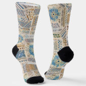 Chaussette Chaussettes Mandala Patchwork (Angulaire)