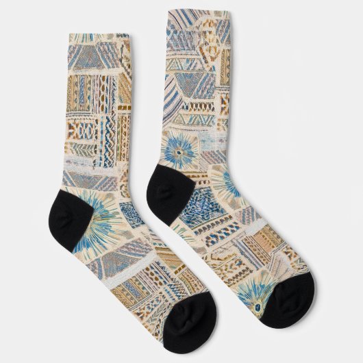 Chaussette Chaussettes Mandala Patchwork (Droite)
