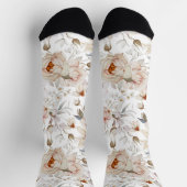 Chaussette Chaussettes Mariages florales élégantes (Haut)